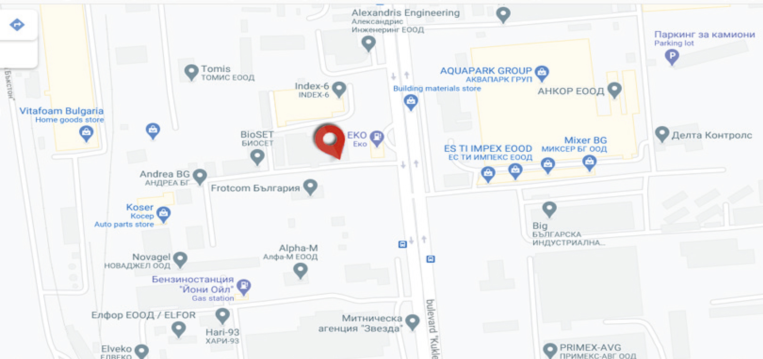 Agrospot map
